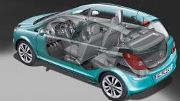 Opel Corsa D Hatchback 5d Facelifting - schemat konstrukcyjny auta
