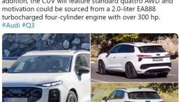 Nowe Audi SQ3 przyłapane na testach. Pod maską może mieć 333 KM