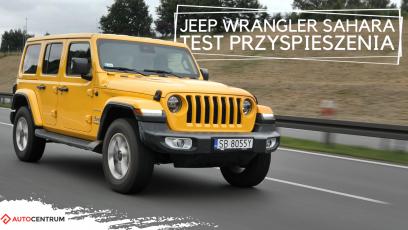 Jeep Wrangler Sahara 2.0 T GME 272 KM (AT) - przyspieszenie 0-100 km/h
