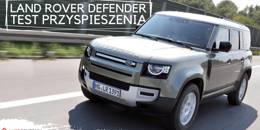 Land Rover Defender 2.0 SD4 240 KM (AT) - przyspieszenie 0-100 km/h