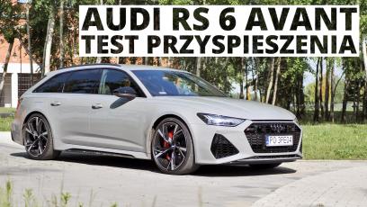 Audi RS 6 Avant 4.0 TFSI 600 KM (AT) - przyspieszenie 0-100 km/h