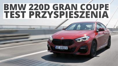 BMW 220d Gran Coupe 2.0 Diesel 190 KM (AT) - przyspieszenie 0-100 km/h