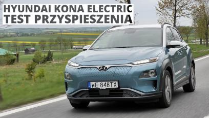 Hyundai Kona Electric 204 KM - przyspieszenie 0-100 km/h