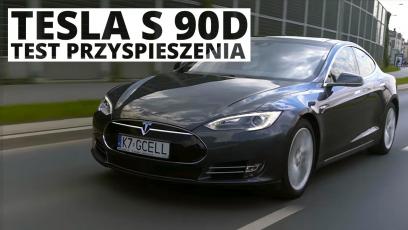 Tesla S 90D 90 kWh 422 KM - przyspieszenie 0-100 km/h