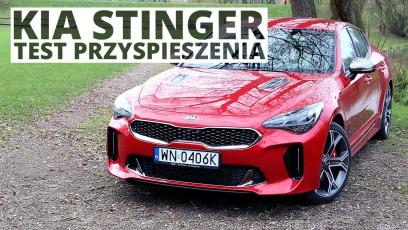 Kia Stinger GT 3.3 T-GDI 370 KM (AT) - przyspieszenie 0-100 km/h