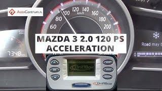 Mazda 3 2.0 120 PS AT - acceleration 0-100 km/h