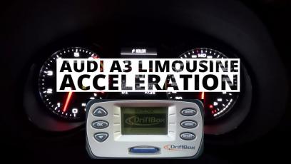 Audi A3 Limousine 1.4 TFSI 140 KM - acceleration 0-100 km/h