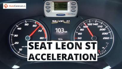 Seat Leon ST FR 1.8 TSI 180 KM - acceleration 0-100 km/h