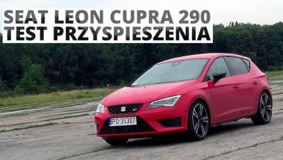 Seat Leon Cupra 290 2.0 TSI 290 KM (MT) - przyspieszenie 0-100 km/h