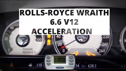 Rolls-Royce Wraith 6.6 V12 632 KM - acceleration 0-100 km/h