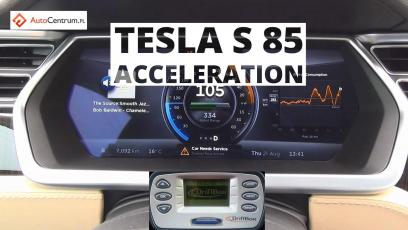 Tesla Model S 85 kWh 367 KM - acceleration 0-100 km/h