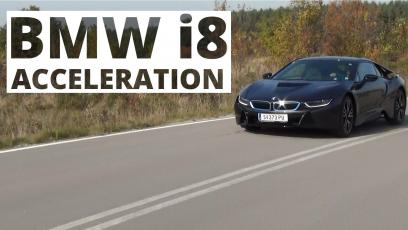 BMW i8 362 KM - przyspieszenie 0-100 km/h