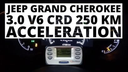 Jeep Grand Cherokee 3.0 V6 CRD 250 KM (AT) - przyspieszenie 0-100 km/h 