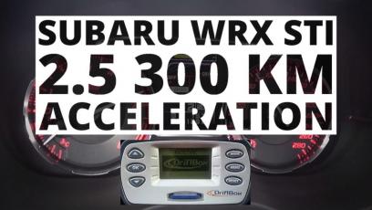 Subaru WRX STI 2.5 300 KM (MT) - przyspieszenie 0-100 km/h 