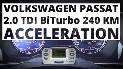 Volkswagen Passat 2.0 TDI BiTurbo 240 KM (AT) - przyspieszenie 0-100 km/h 