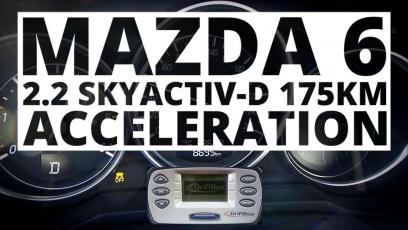 Mazda 6 Skyactiv-D i-ELOOP 175 KM 4X4 (AT) - przyspieszenie 0-100 km/h 