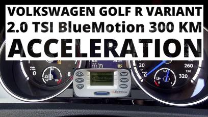 Volkswagen Golf R Variant 2.0 TSI 300 KM (AT) - przyspieszenie 0-100 km/h