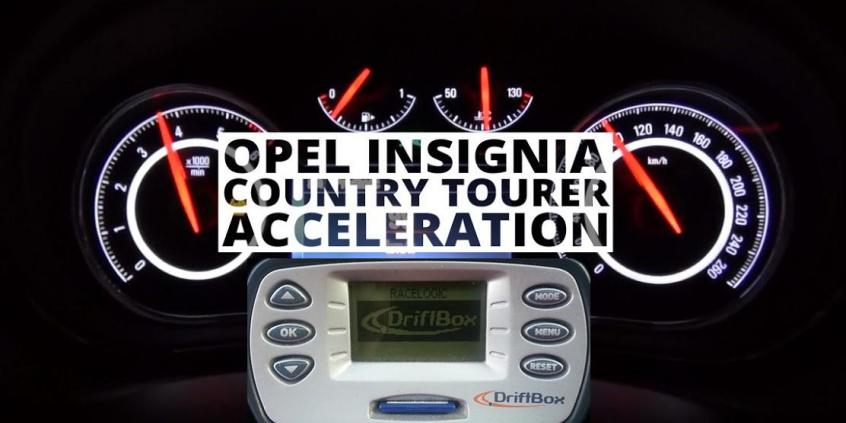 Opel Insignia Country Tourer 2.0 163 KM - acceleration 0-100 km/h
