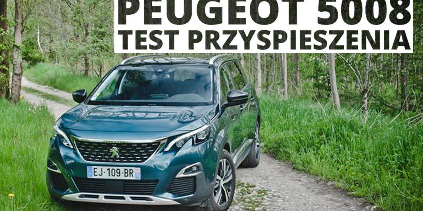 Peugeot 5008 2.0 BlueHDI 150 KM (MT) - przyspieszenie 0-100 km/h
