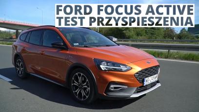 Ford Focus Active 1.5 EcoBoost 182 KM (AT) - przyspieszenie 0-100 km/h