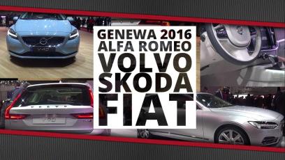 Genewa 2016 - Volvo, Alfa Romeo, Fiat, Skoda 