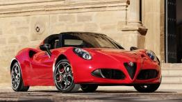 Alfa Romeo 4C Spider (2016) - wersja amerykańska - widok z przodu