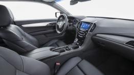 Cadillac ATS Coupe (2015) - wersja europejska - widok ogólny wnętrza z przodu