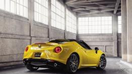 Alfa Romeo 4C Spider (2016) - wersja amerykańska - widok z tyłu