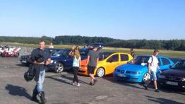 Gorące show na ... lotnisku