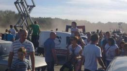 Gorące show na ... lotnisku