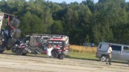 Gorące show na ... lotnisku