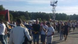 Gorące show na ... lotnisku