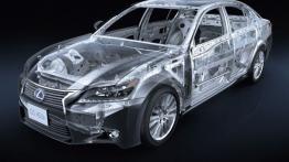 Lexus GS IV 450h (2012) - schemat konstrukcyjny auta