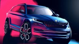 ŠKODA KODIAQ RS – gwarant sportowych emocji na pierwszych szkicach