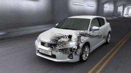 Lexus CT 200H - schemat konstrukcyjny auta