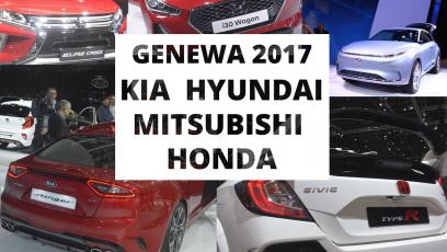 Genewa 2017 - Kia, Hyundai, Mitsubishi, Honda