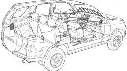 Honda CR-V II - szkic auta