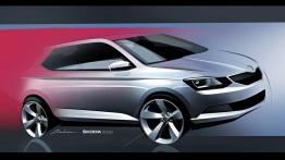Skoda pokazuje przednie światło nowej Fabii
