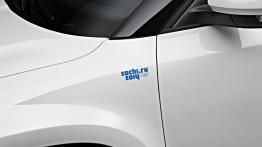 Skoda Yeti Sochi - emblemat boczny