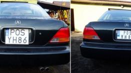 Acura TL I Sedan - galeria społeczności - tył - reflektory wyłączone