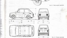 Fiat 126p  - szkic auta