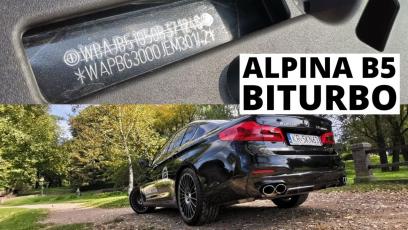 ALPINA B5 BiTurbo - auto ze skreślonym VINem