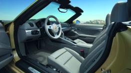 Porsche Boxster 981 Cabrio - widok ogólny wnętrza z przodu