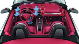 Porsche Boxster 981 Cabrio - szkic wnętrza