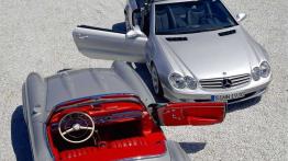 Mercedes SL Historia - widok z góry