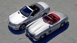 Mercedes SL Historia - widok z góry