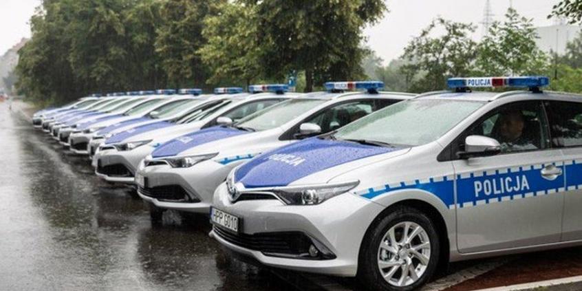 43 hybrydowe Toyoty Auris TS Kombi dla Policji w Katowicach