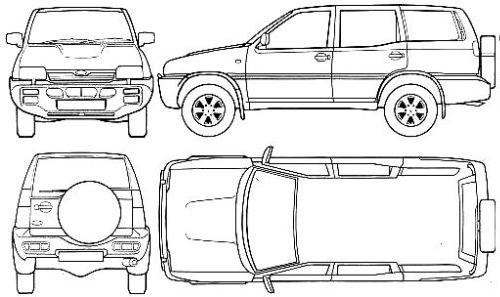 Szkic techniczny Ford Maverick I