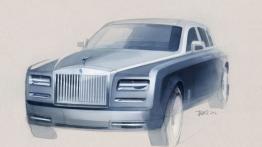 Rolls-Royce Phantom Series II - szkic auta