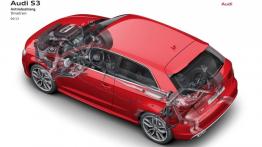 Audi S3 III - schemat konstrukcyjny auta